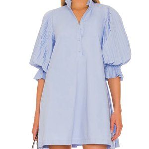 Focus Pleat Smock Mini Dress